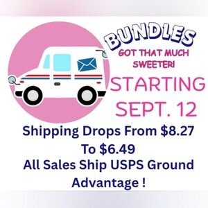 🔥SHIPPING GOT A WHOLE LOT SWEETER USPS Ground Advantage $6.49 up to 5 LBS🔥